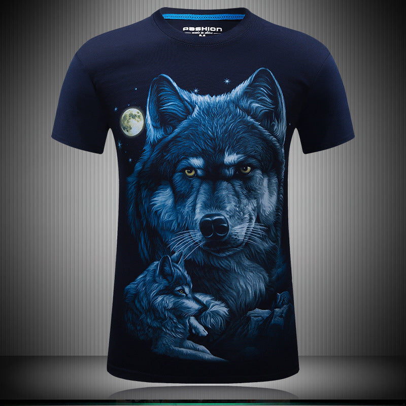 Wolf Design Tshirt 3D Hot Selling