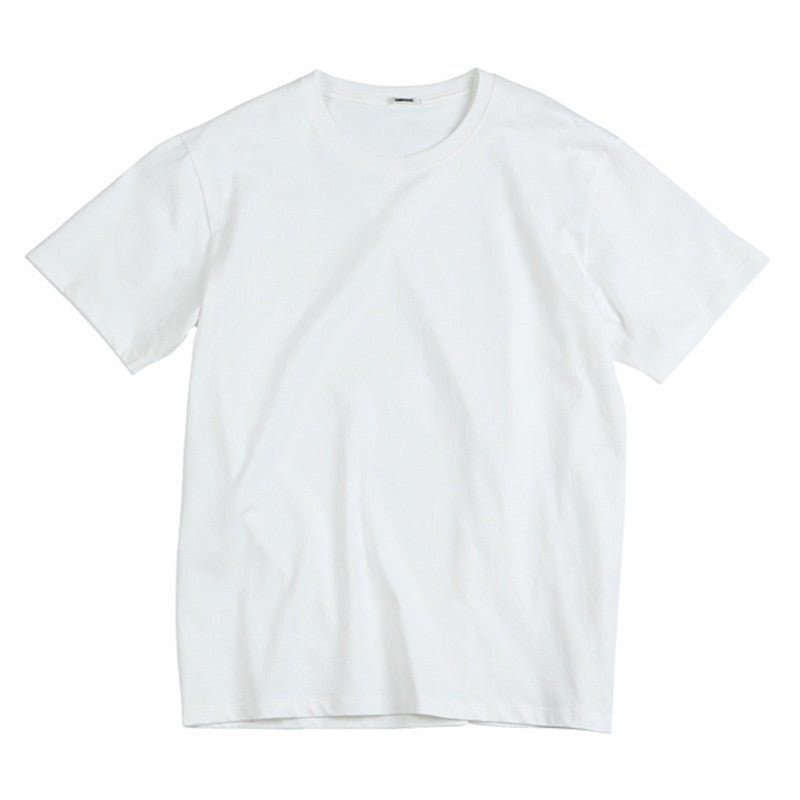 Summer Cotton White T-Shirts For Men Causal Tshirt Tops