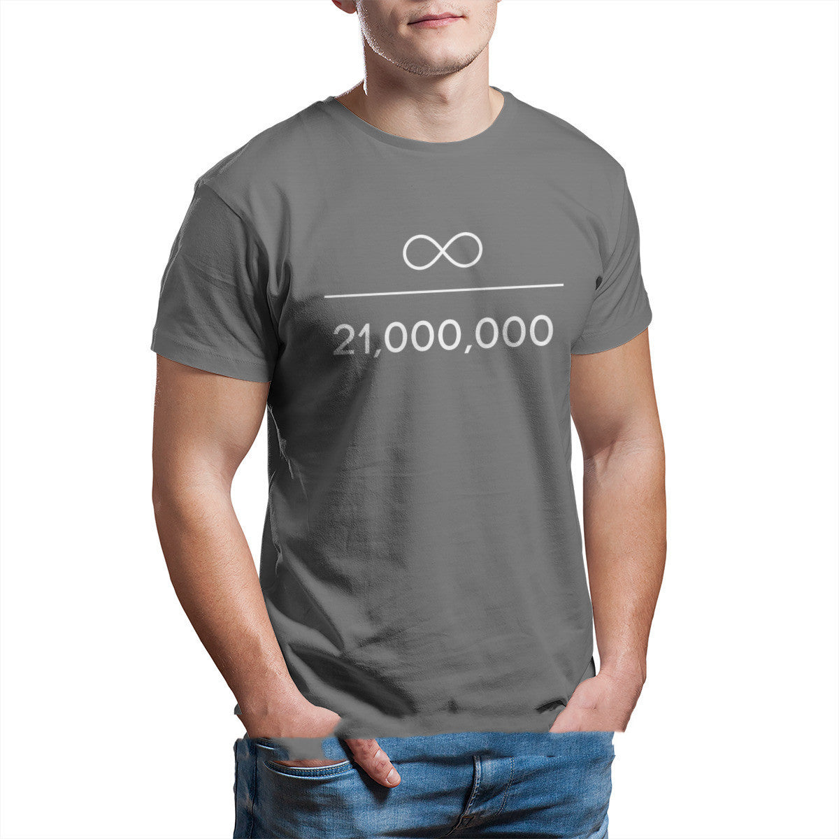 Infinity Divided By Million Unique TShirt Bitcoin
